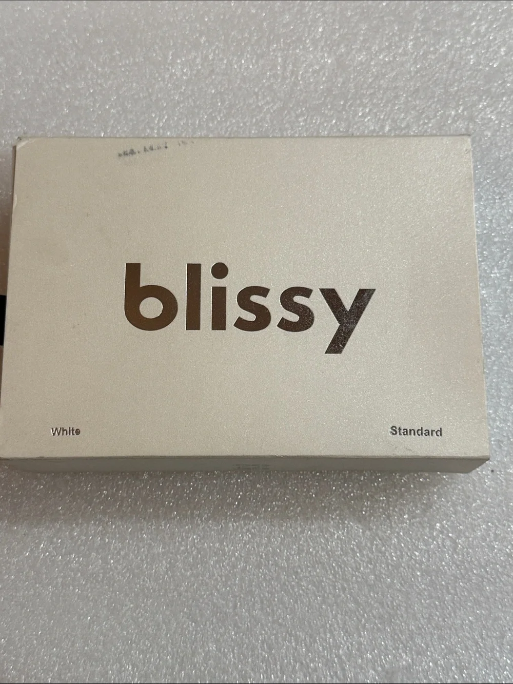 NWT BLISSY White Silk Standard Pillowcase
